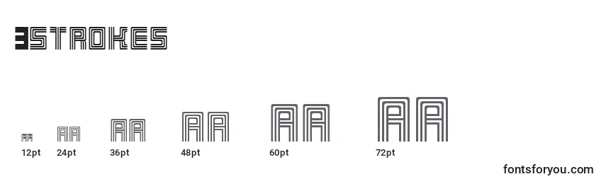 Tailles de police 3Strokes