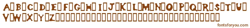 Bodypump Font – Brown Fonts on White Background