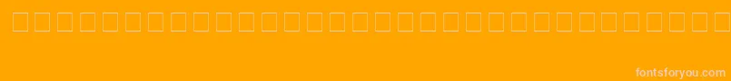 Carrdings Font – Pink Fonts on Orange Background