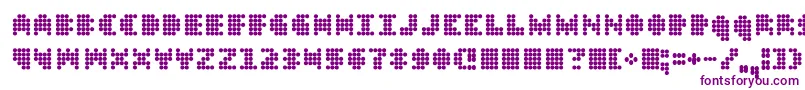 Шрифт Dt – фиолетовые шрифты на белом фоне