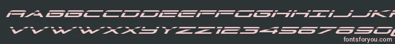 Grandsportlaserital Font – Pink Fonts on Black Background