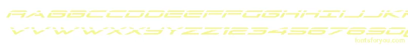 Шрифт Grandsportlaserital – жёлтые шрифты