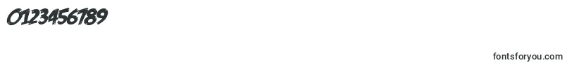 FeastOfFleshBbItalic Font – Fonts for Numbers and Digits