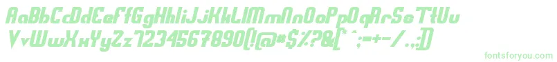SwedenFunkisStraightoblique Font – Green Fonts on White Background