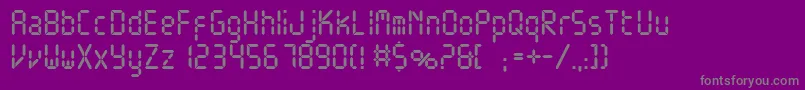 fuente Electronicac – Fuentes Grises Sobre Fondo Morado