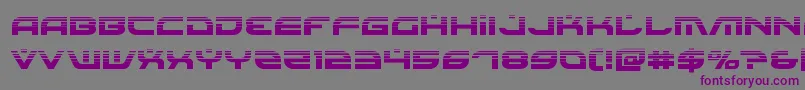 Battlefieldv4half Font – Purple Fonts on Gray Background