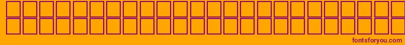 JaridahBold Font – Purple Fonts on Orange Background
