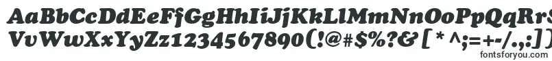 フォントCooperblackstdItalic – 小文字のフォント
