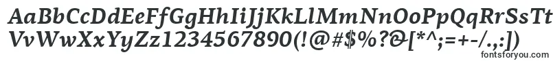 PfagoraserifproBolditalic-fontti – Tekstitysfontit