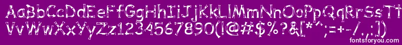 More about DalmataDreamRegular Font DalmataDreamRegular Font – White Fonts on Purple Background