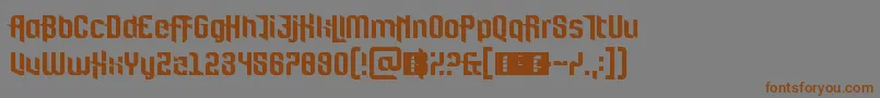FortBrewith Font – Brown Fonts on Gray Background