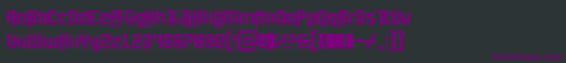 FortBrewith Font – Purple Fonts on Black Background