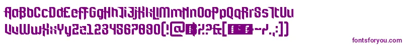 FortBrewith-fontti – violetit fontit valkoisella taustalla