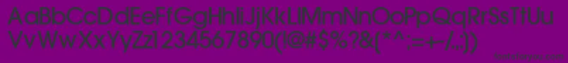 TrendexlightsskBold Font – Black Fonts on Purple Background