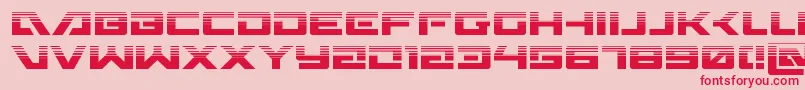 Wildcard31half Font – Red Fonts on Pink Background