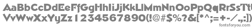 フォントPythagorasRegular – 白い背景に灰色の文字