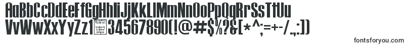 Шрифт TipopressDemo – толстые шрифты
