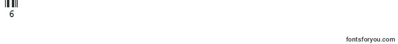 Ciacode39M-Schriftart – Schriften für die Ziffer 6