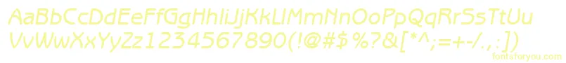 ItcBenguiatGothicLtMediumOblique Font – Yellow Fonts