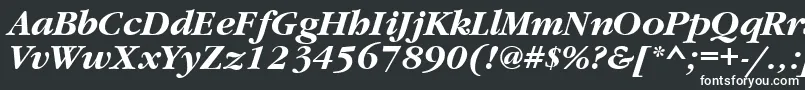GaramondettBolditalic-fontti – valkoiset fontit