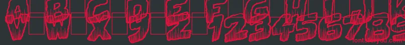 SwampDeath Font – Red Fonts on Black Background