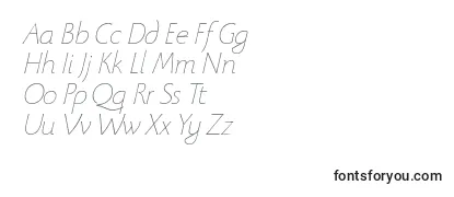 BeatrixantiquaThinitalicTrial Font