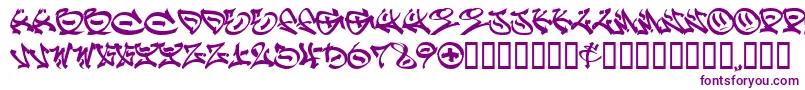 Police Graff ffy – polices violettes