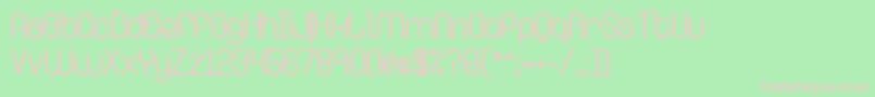 RingerBold Font – Pink Fonts on Green Background