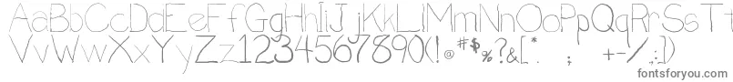 Penmanship.B-Schriftart – Graue Schriften