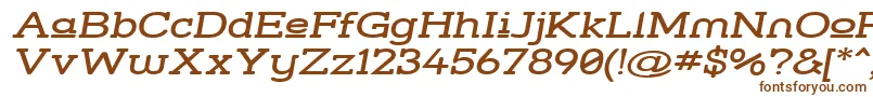 Strsluwi Font – Brown Fonts on White Background