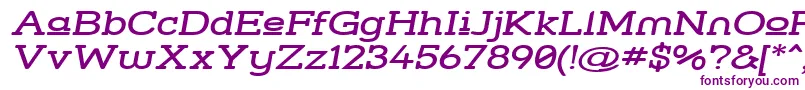 Strsluwi Font – Purple Fonts on White Background