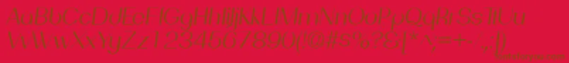 PassionsanspdafBookitalic Font – Brown Fonts on Red Background