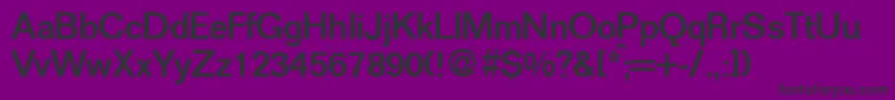 FoldermeddbBold Font – Black Fonts on Purple Background