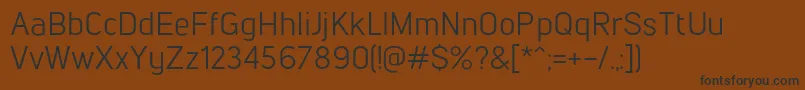 Шрифт LintelRegular – чёрные шрифты на коричневом фоне