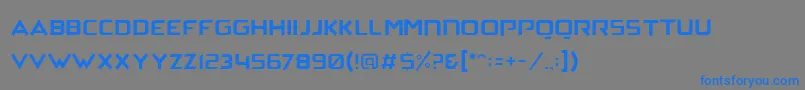 ArchenaPersonalUse Font – Blue Fonts on Gray Background