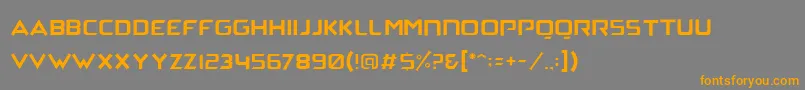 ArchenaPersonalUse Font – Orange Fonts on Gray Background