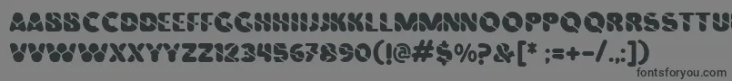 Vinilo Font – Black Fonts on Gray Background