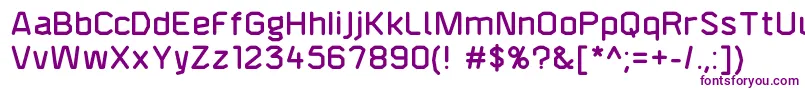 Шрифт F4aagentroundeddemi – фиолетовые шрифты