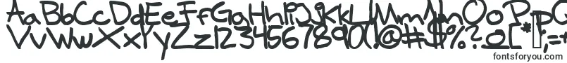 SamuelsHandBold-fontti – Fontit aakkosjärjestyksessä