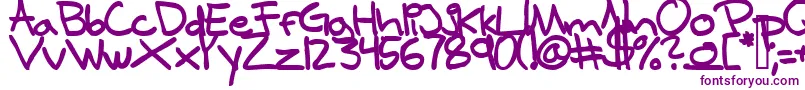 SamuelsHandBold Font – Purple Fonts