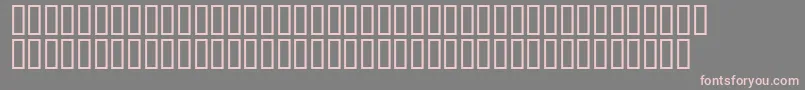 BlockheadInsecure Font – Pink Fonts on Gray Background