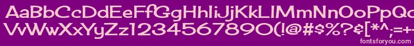 Cherrycreamsoda Font – Pink Fonts on Purple Background