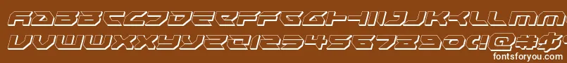 Подробнее о шрифте Royalsamurai3Dital Шрифт Royalsamurai3Dital – белые шрифты на коричневом фоне