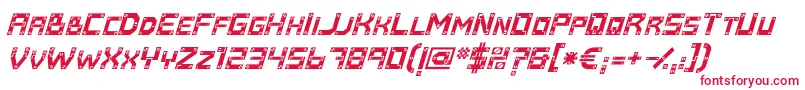 Baumarkt Italic Font – Red Fonts