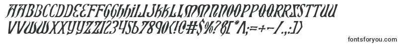 XiphosItalic-fontti – Alkavat X:lla olevat fontit