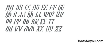 XiphosItalic-fontti
