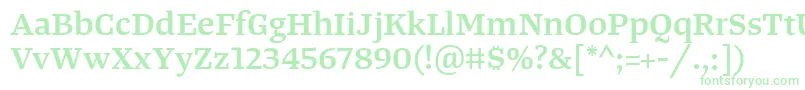 TangerserifwideSemibold Font – Green Fonts