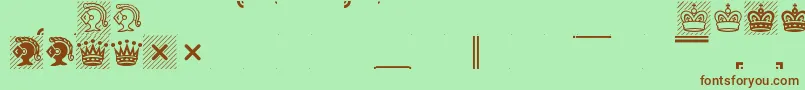 More about ChessCondal Font ChessCondal Font – Brown Fonts on Green Background