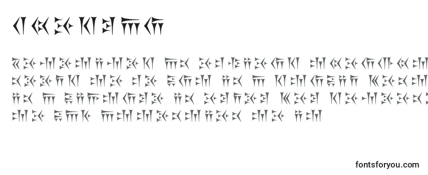 Schriftart Khosrau (74217)