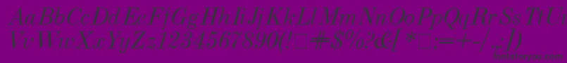 Weitere Informationen zur Usualnew Italic-Schriftart Usualnew Italic-Schriftart – Schwarze Schriften auf violettem Hintergrund